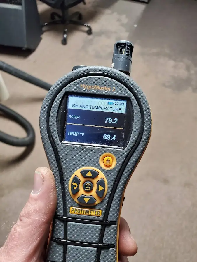 Moisture meter humidity assessment for Fire & Smoke Damage Restoration in Swarthmore